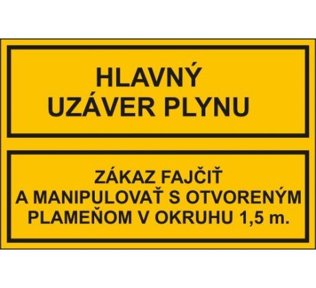 M09 Hlavný uzáver plynu