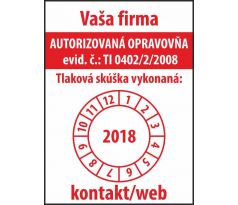 R005B Tlaková skúška hasiaceho prístroja