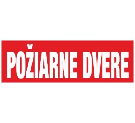 F-dvere Požiarne dvere 150x50 mm