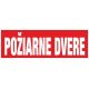 F-dvere Požiarne dvere 150x50 mm