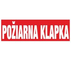 F-klapka Požiarna klapka 150x50 mm