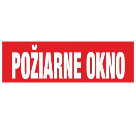 F-okno Požiarne okno 150x50 mm