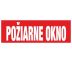 F-okno Požiarne okno 150x50 mm