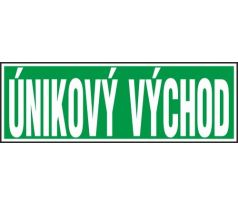 E-východ Únikový východ 210x70 mm