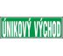 E-východ Únikový východ 210x70 mm
