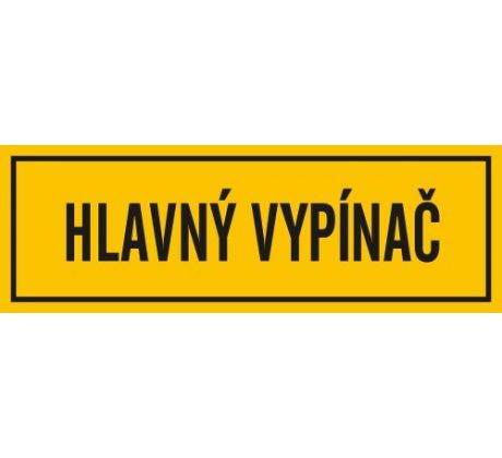 E036 SE Hlavný vypínač 60x20 mm