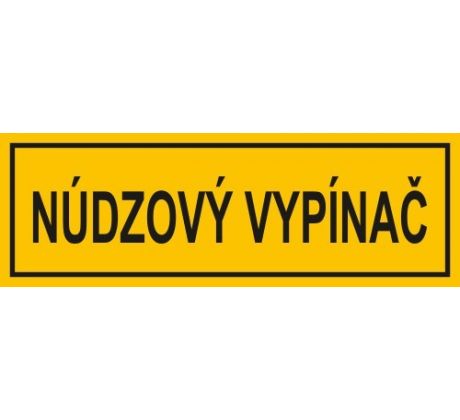 E042 SE Núdzový vypínač 60x20 mm
