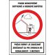 750 Pozor nebezpečné dotykové a krokové napätie! - samolepka 105x150 mm