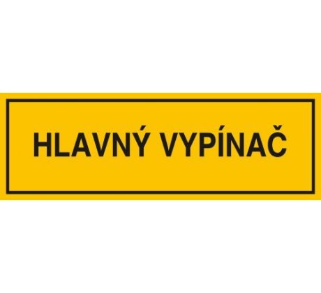 č. 02 Hlavný vypínač 105x35 mm