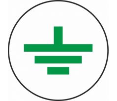 č. 08 Uzemnenie priemer 22 mm bielo-zelené