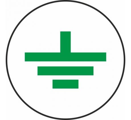 č. 08 Uzemnenie priemer 22 mm bielo-zelené