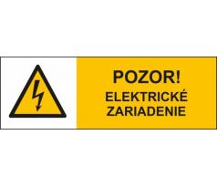 č. 23 Pozor! Elektrické zariadenie 105x35 mm