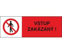 č. 27 Vstup zakázaný! 105x35 mm