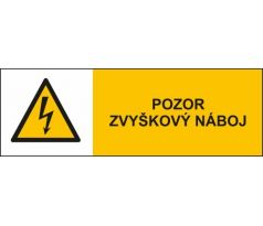 č. 43 Pozor zvyškový náboj 105x35 mm