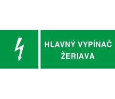 č. 716 Hlavný vypínač žeriava 105x35 mm