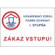 534 Vodárenský zdroj pásmo ochrany I. stupňa A4 plast hr. 3 mm