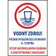 531 Vodný zdroj! A4 plast hr. 3 mm