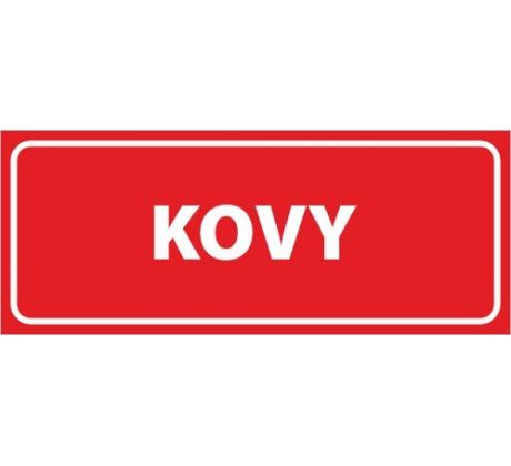 579 Kovy samolepka 250x100 mm