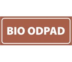 580 BIO odpad samolepka 250x100 mm