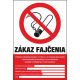 606 Zákaz fajčenia 110x165 mm samolepka
