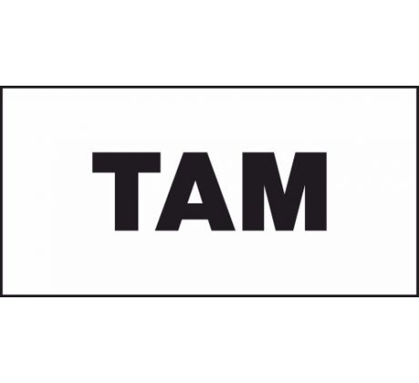607 Tam 50x40 mm samolepka