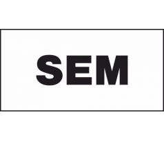608 Sem 50x40 mm samolepka
