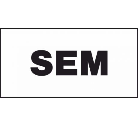608 Sem 50x40 mm samolepka