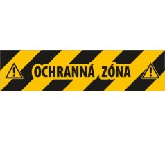 586 Ochranná zóna samolepka s podlahovým laminom 600x150 mm