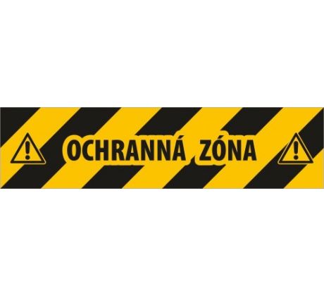 586 Ochranná zóna samolepka s podlahovým laminom 600x150 mm