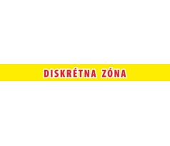 589 Diskrétna zóna samolepka s podlahovým laminom 600x100 mm