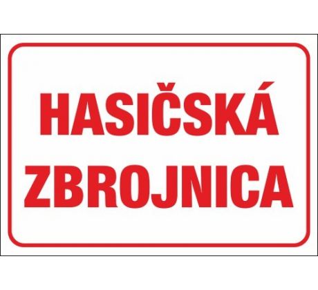 541 Hasičská zbrojnica A4 plast hr. 3mm