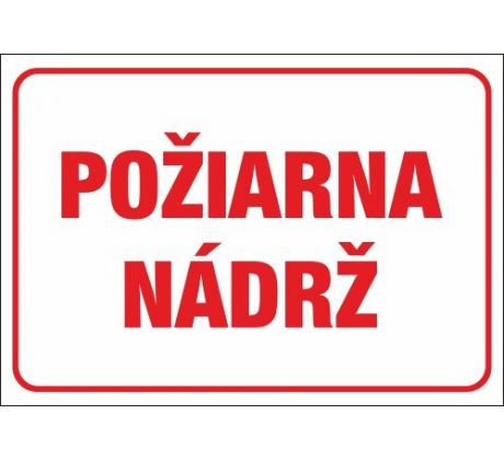 543 Požiarna nádrž A4 plast hr. 3mm