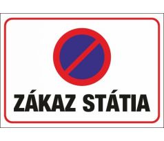 553 Zákaz státia A3 plast hr. 3mm